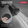 52386-BL Universal Showering Components 3-Setting Showerhead, Matte Black