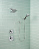 Delta 52690Universal Showering Components H2Okinetic 3-Setting Raincan Shower Head, Chrome