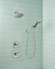 Delta 52690Universal Showering Components H2Okinetic 3-Setting Raincan Shower Head, Chrome