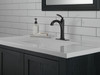 Delta 532-BLMPU-DST Woodhurst Single Handle Bathroom Faucet, Matte Black