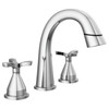 357756-PD-PR-DST Stryke Two Handle Widespread Pull Down Bathroom Faucet, Lumicoat Chrome
