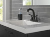 Delta 25775-BLMPU-DST Stryke Two Handle Centerset Bathroom Faucet, Matte Black