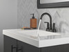 2535-BLMPU-DST SAYLOR Two Handle Centerset Bathroom Faucet, Matte Black