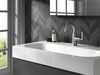Delta 15769LF-SP Alux Single Handle Bathroom Faucet, Spotshield Brushed Nickel