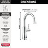 Delta 1960-DST Other Traditional Beverage Faucet, Chrome