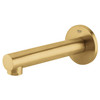 Tub Spout without Diverter in Brushed Cool Sunrise Finish Tub Spout without Diverter in Brushed Cool Sunrise Finish