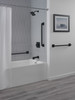 T14467-BL Ara Monitor 14 Series H2Okinetic Tub & Shower Trim, Matte Black