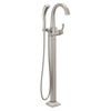 T4777-SSFL Stryke Delta Stryke Single Handle Floor Mount Tub Filler Trim, Stainless