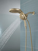 58680-CZ Universal Showering Components HydroRain H2Okinetic 5-Setting Two-in-One Shower Head, Champagne Bronze