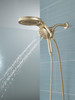 58680-CZ-PR Universal Showering Components HydroRain H2Okinetic 5-Setting Two-In-One Shower Head, Lumicoat Champagne Bronze