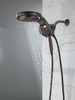 58680-RB25 Universal Showering Components HydroRain H2Okinetic 5-Setting Two-in-One Shower Head, Venetian Bronze