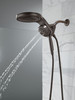58680-RB25 Universal Showering Components HydroRain H2Okinetic 5-Setting Two-in-One Shower Head, Venetian Bronze