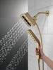 58473-CZ-PR Universal Showering Components H2Okinetic In2ition 4-Setting Two-In-One Shower, Lumicoat Champagne Bronze