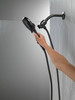 Delta 54810-BL-PK Universal Showering Components 7-Setting SureDock Magnetic Hand Shower, Matte Black