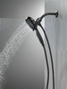 54810-BL-PK Universal Showering Components 7-Setting SureDock Magnetic Hand Shower, Matte Black