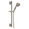 Delta 51589-SS Universal Showering Components 7-Setting Slide Bar Hand Shower, Stainless