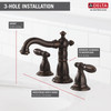 Delta 35955-RB-DST Victorian Two Handle Widespread Bathroom Faucet, Venetian Bronze