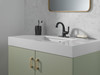 Delta 533LF-BLMPU Kayra Single Handle Bathroom Faucet, Matte Black