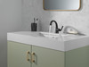 Delta 533LF-BLMPU Kayra Single Handle Bathroom Faucet, Matte Black