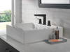 Delta 3571-BLMPU-DST Galeon Two Handle Widespread Bathroom Faucet, Matte Black