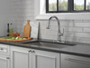 9179-AR-DST Coranto Single Handle Pull Down Kitchen Faucet, Arctic Stainless