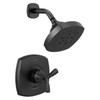 T142766-BL Stryke 14 Series Shower Only, Matte Black