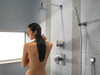 RP70171-15 Universal Showering Components H2Okinetic Single-Setting Raincan Shower Head, Chrome