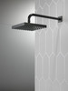 52841-BL Universal Showering Components Raincan Single Setting Showerhead, Matte Black