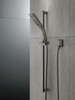 51799-KS-PR Universal Showering Components H2Okinetic 3-Setting Slide Bar Hand Shower, Lumicoat Black Stainless