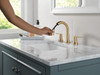 3559-CZPD-DST Trinsic Two Handle Widespread Pull Down Bathroom Faucet, Champagne Bronze