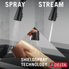 9183T-BL-DST Mateo Single Handle Pull Down Kitchen Faucet with Touch2O and ShieldSpray Technologies, Matte Black