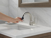 Delta 533LF-SSPDMPU Kayra Single Handle Pull Down Bathroom Faucet, Stainless