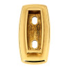 Alno Euro A8989-PB Base Plate Modern in Polished Brass