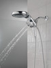 58680-PR Universal Showering Components HydroRain H2Okinetic 5-Setting Two-in-One Shower Head, Lumicoat Chrome