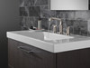 Delta 35587-SS-PR-DST Tetra Two Handle Widespread Bathroom Faucet, Lumicoat Stainless