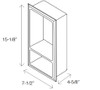 Transolid RWSV0715-67 Studio Vertical Shower Caddy in Matrix Khaki