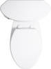 Brella Skirted Elongated 2PC Toilet, In White Brella Skirted Elongated 2PC Toilet, In White