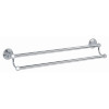 Alno Embassy A9025-24-PC Double Towel Bar Traditional in Polished Chrome