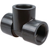 CA10050-B5 451233 2 1/2 THD TEE PVC 80, Threaded Tee FPT x FPT x FPT - PVC Schedule 80, 4512-3-3  - Box of 5