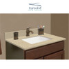 49 in. W x 22.25 in. D Solid Surface Vanity Top in Almond Sky with 4in Centerset and Rectangular Undermount Sink