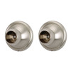 Shower Rod Brackets Traditional in Satin Nickel