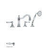 Roman Tub Filler Faucet in Polished Chrome