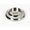 Backplate Transitional 7/8-in in Polished Nickel