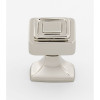 Alno Cube A985-1-PN Knob Modern 1-in in Polished Nickel