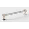 Alno Cube A985-6-PN Modern Pull in Polished Nickel
