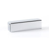 Alno Cube A986-3-PC Cup Pull Modern in Polished Chrome