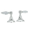 Rohl A1411LCAPC Pair of 1/2in Side valves in Polished Chrome