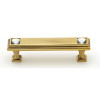 Alno Crystal C213-3-PA Pull Traditional in Polished Antique