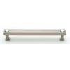 Alno Crystal C213-6-SN Pull Traditional in Satin Nickel