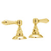 Rohl A1411LMIB Pair of 1/2in Side valves in Inca Brass
